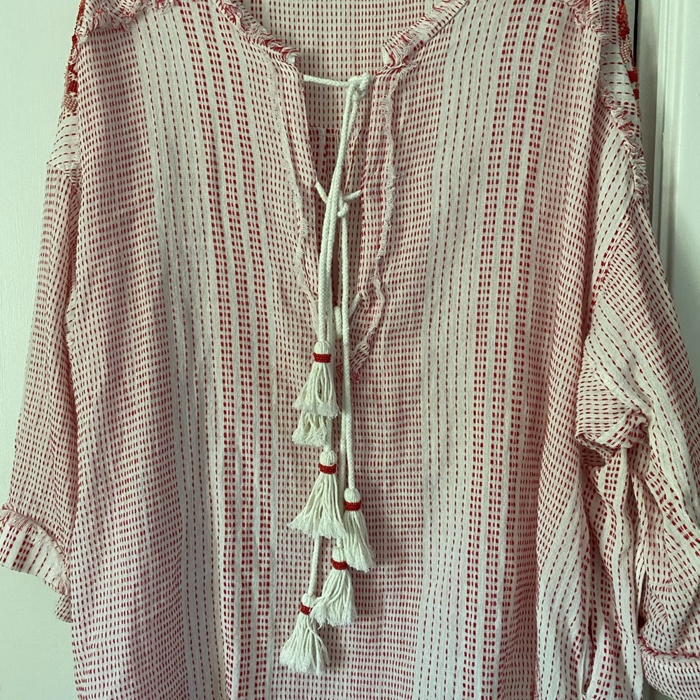 Gorgeous Johnny Was Beaded Tunic